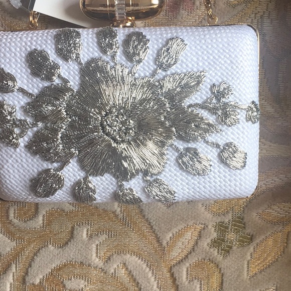 Franchi Evening white bag brand new - Picture 7 of 12